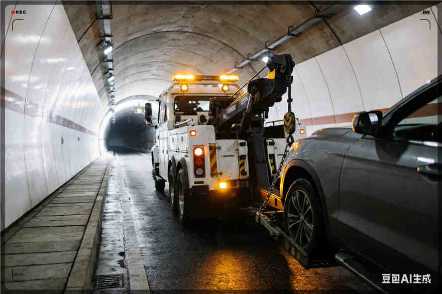 双湖道路救援汽车换轮胎